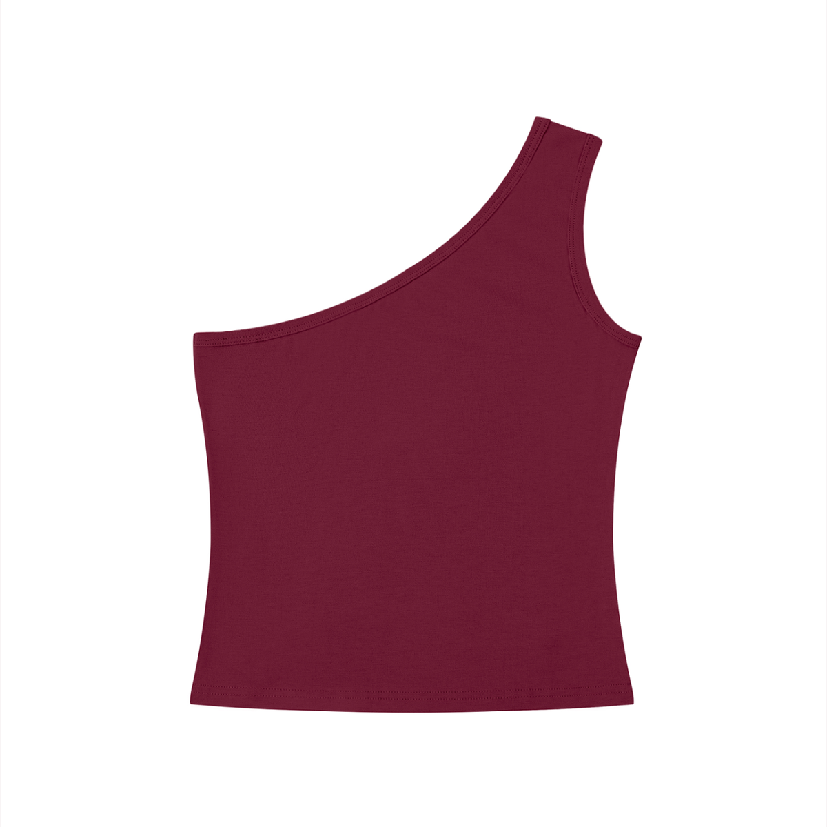 The Last Move One-Shoulder Crop Tank Top | Hard Luck Apparel