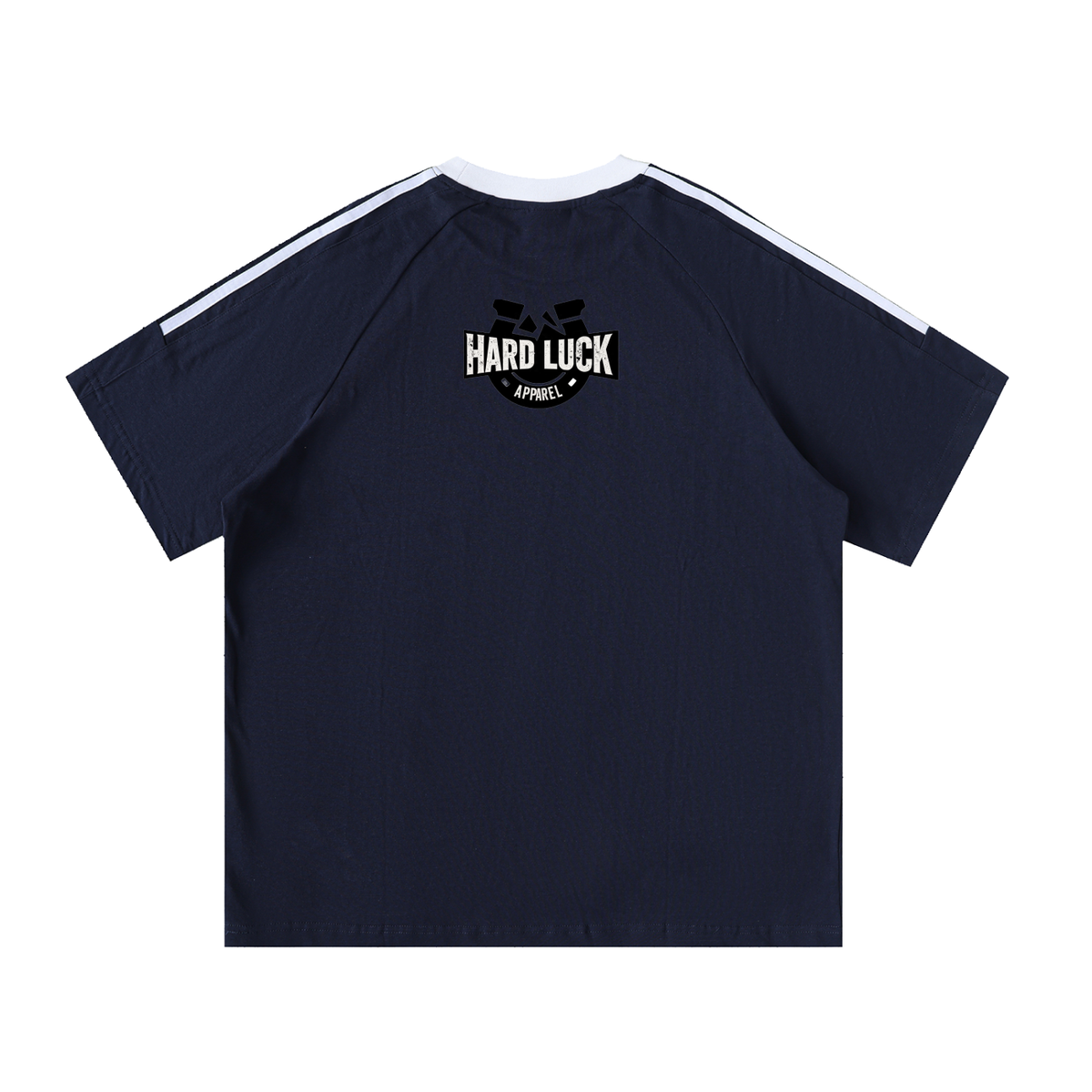 Smoked kings Contrast Tape Crewneck Cotton T-Shirt