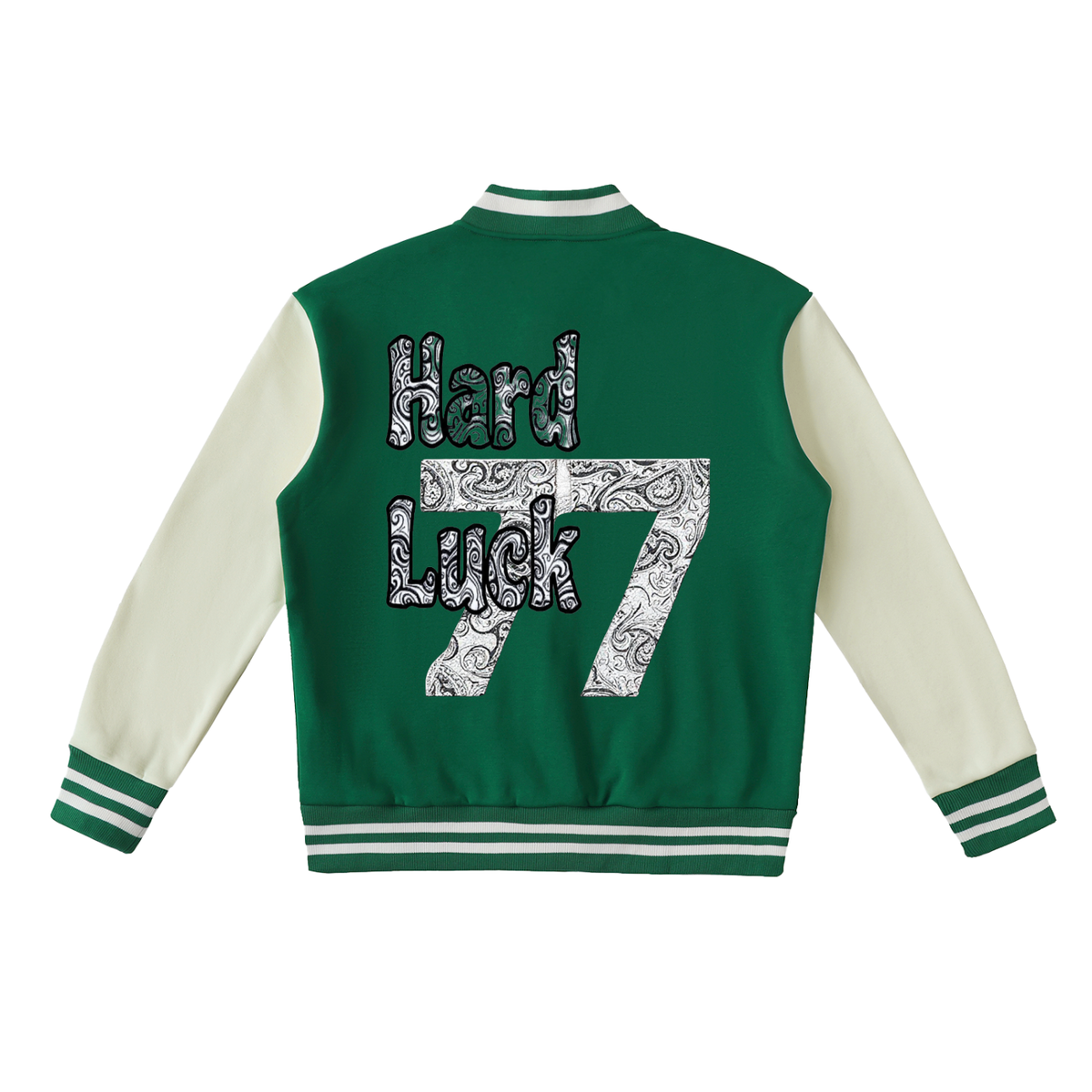 Noir refined Uptown Ace Two Tone Varsity Jacket