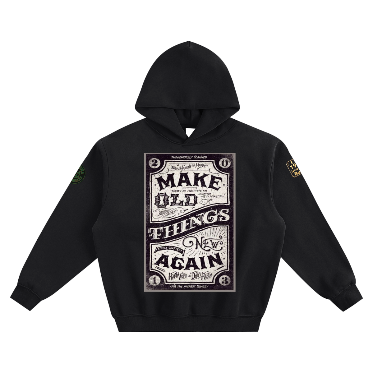 Renovation premium Fleeced Boxy Hoodie