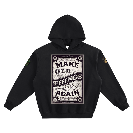 Renovation premium Fleeced Boxy Hoodie