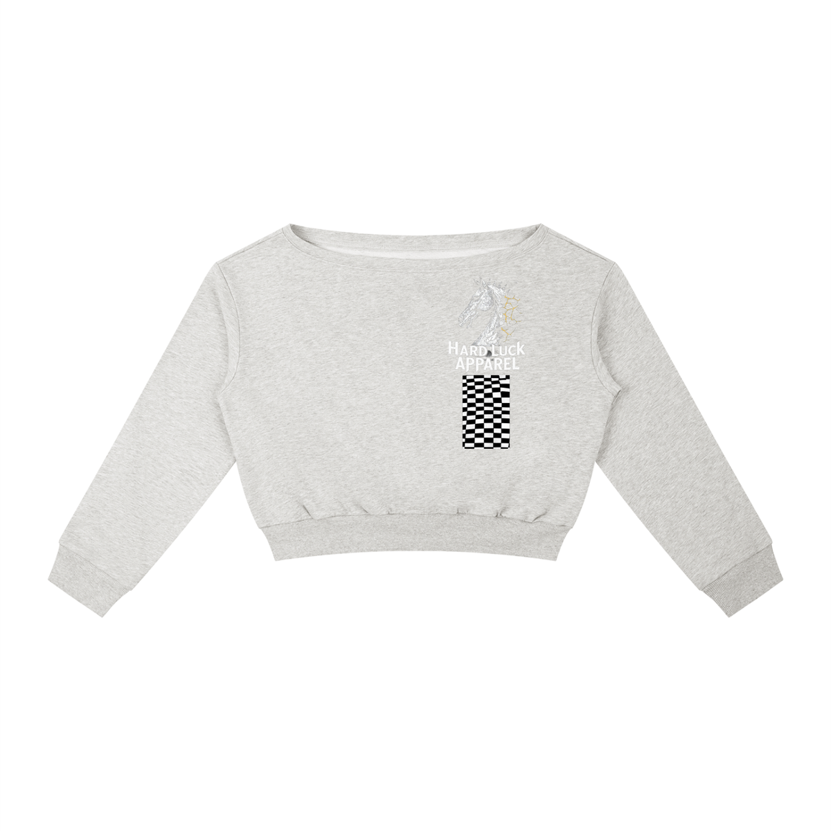 The Last Move Off-the-Shoulder Sweatshirt | Women's Streetwear Pullover | Hard Luck Apparel