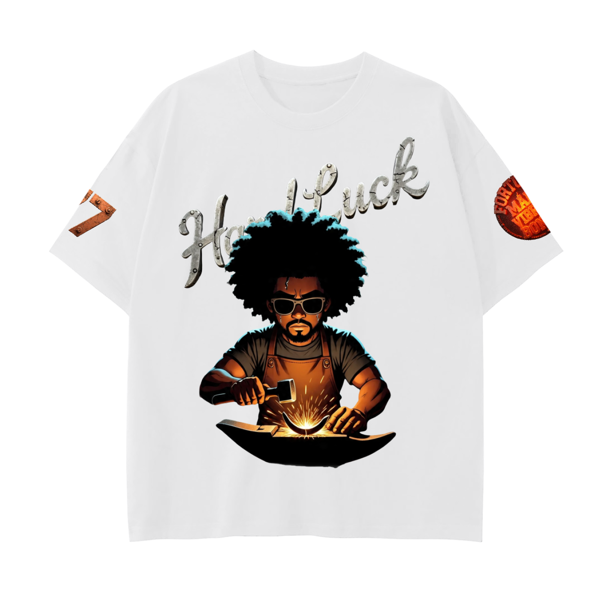 Blacksmith Fire Forged Epic Unisex T-Shirt | Blacksmith Forged Collection | Hard Luck Apparel