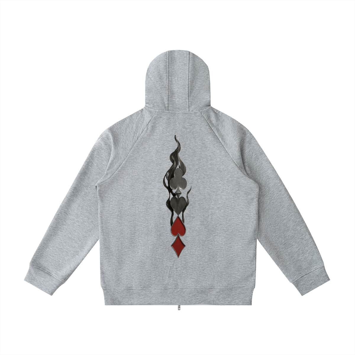 Hard Luck Apparel- Uptown Ace  Heavyweight Full Zip Hoodie