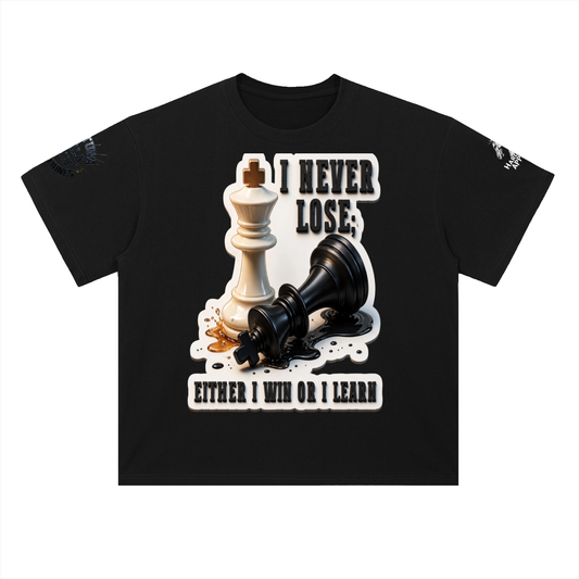 The last Move  Drop Shoulder Cotton T-Shirt