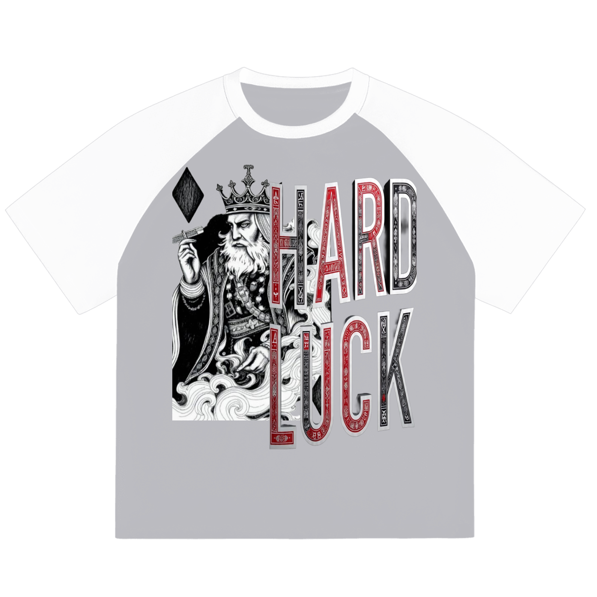 Smoked. Kings Color-Blocked Raglan Sleeve T-Shirt