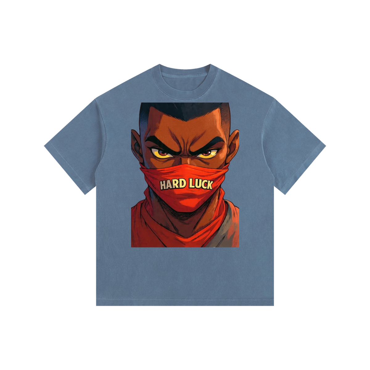 Masked Pressures Vintage Washed Oversized Cotton T-Shirt