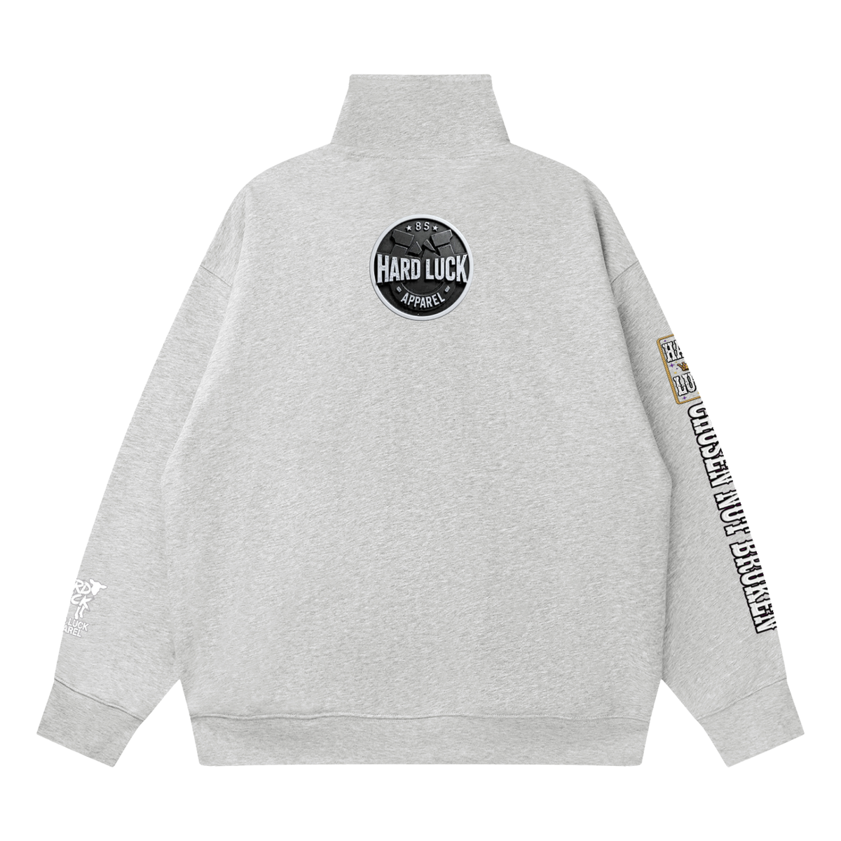 Hard Luck Apparel - Black Sheep Quarter Zip Sweatshirt | Chosen Not Broken Drop Shoulder Pullover