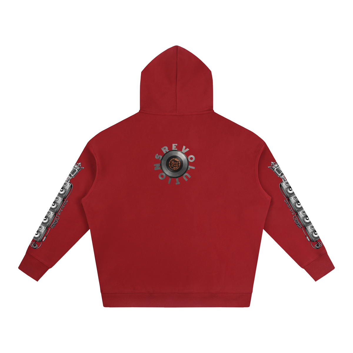 Solid Wall of Sound Graphic Hoodie | DJ & Streetwear | Hard Luck Apparel