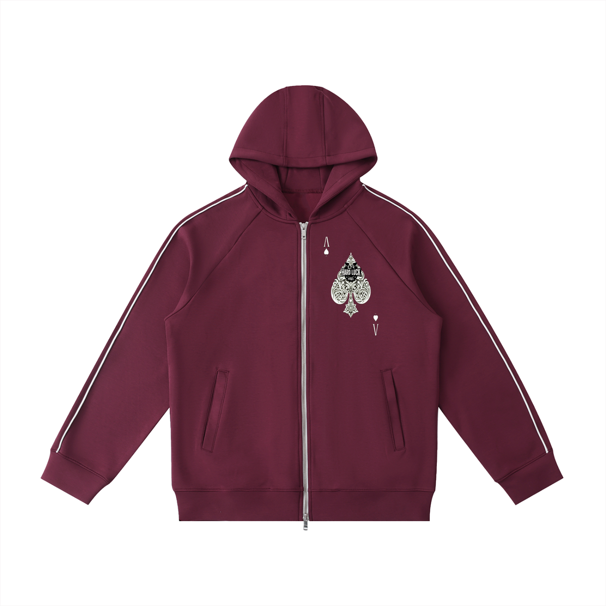 Hard Luck Apparel- Uptown Ace  Heavyweight Full Zip Hoodie