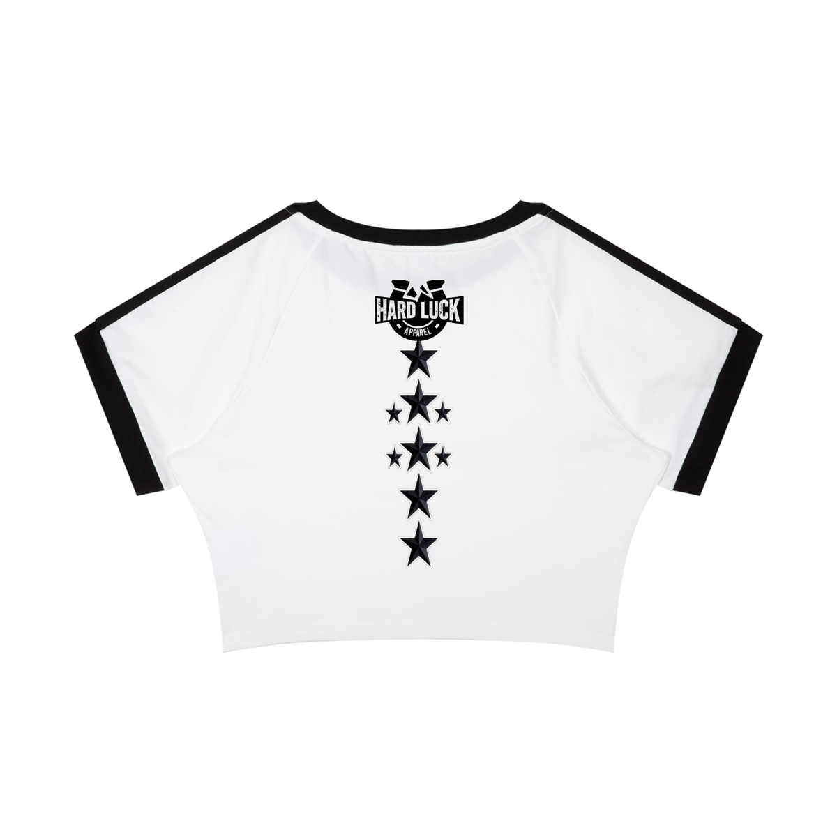 Comedy & Tragedy Women’s Raglan Crop T-Shirt