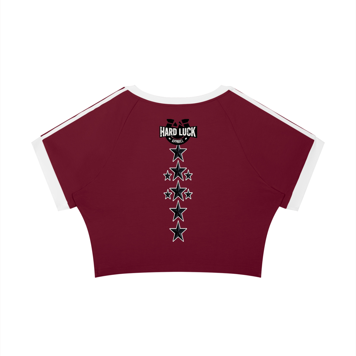 Comedy & Tragedy Women’s Raglan Crop T-Shirt