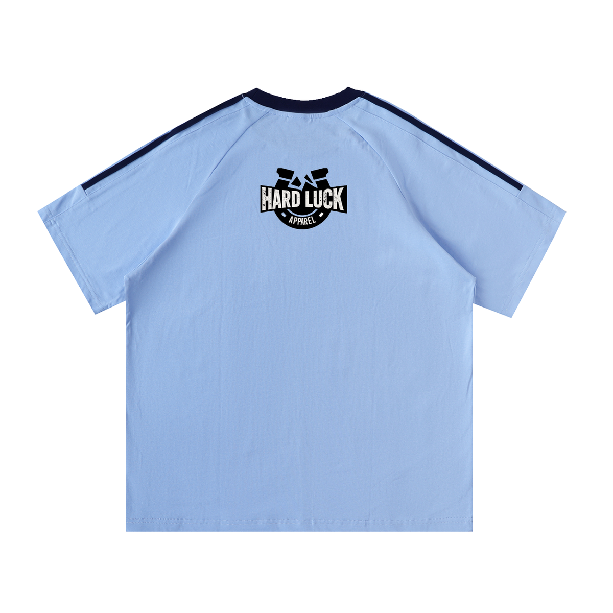 Smoked kings Contrast Tape Crewneck Cotton T-Shirt