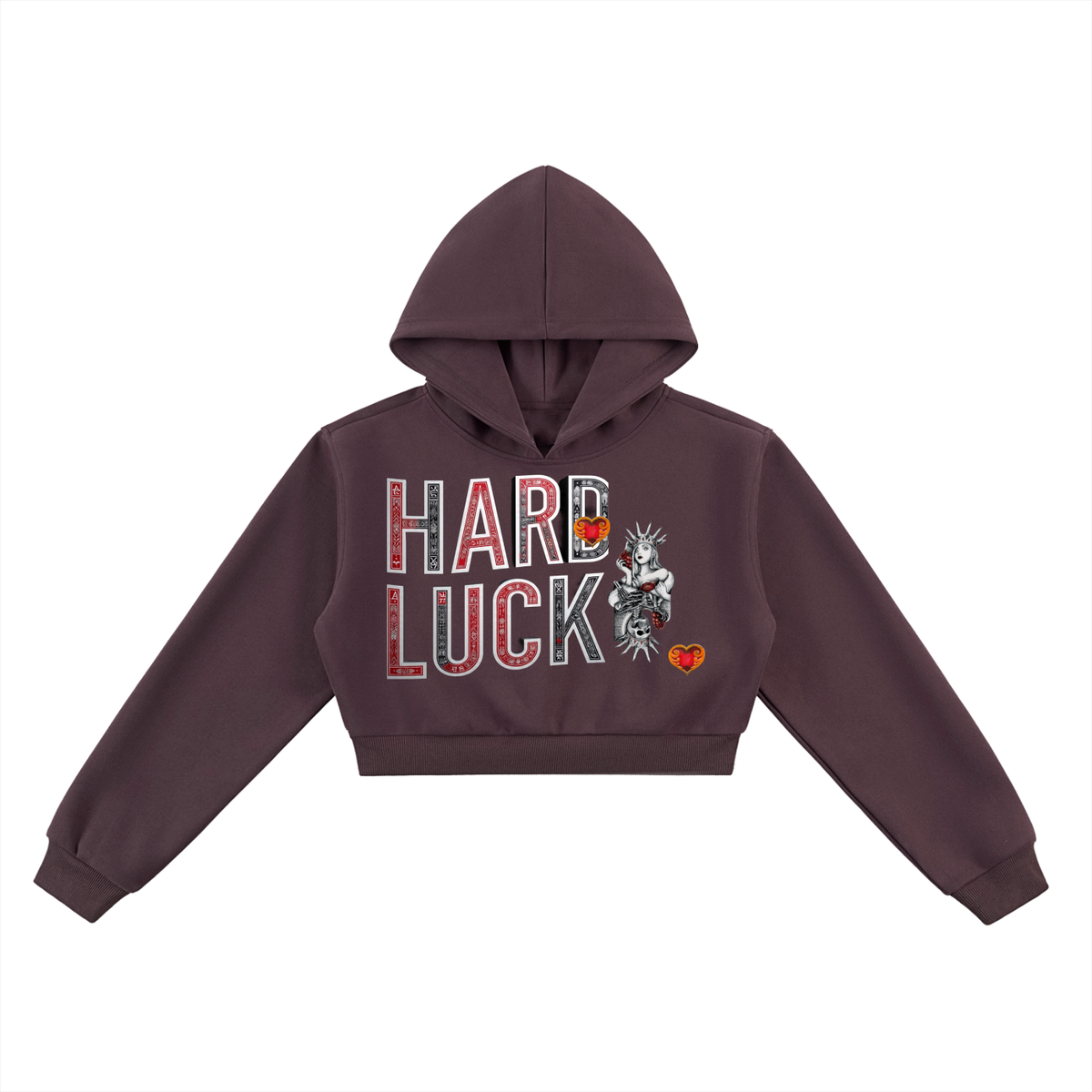 Queens Gambit Essential Cropped Hoodie