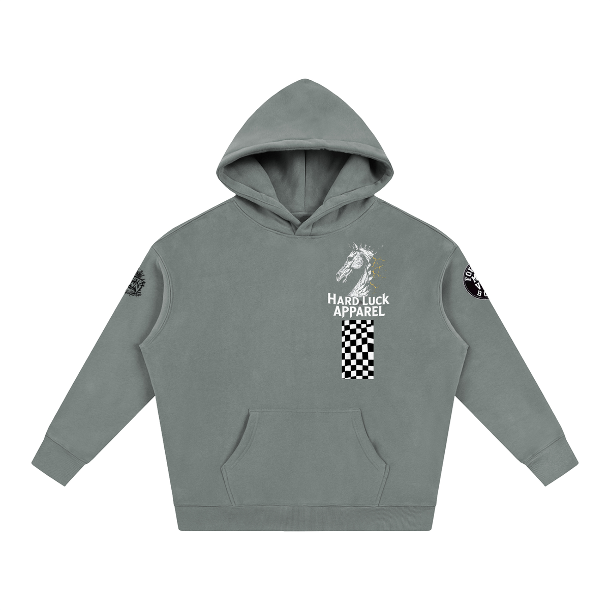 The Last Move Oversize Fleeced Hoodie