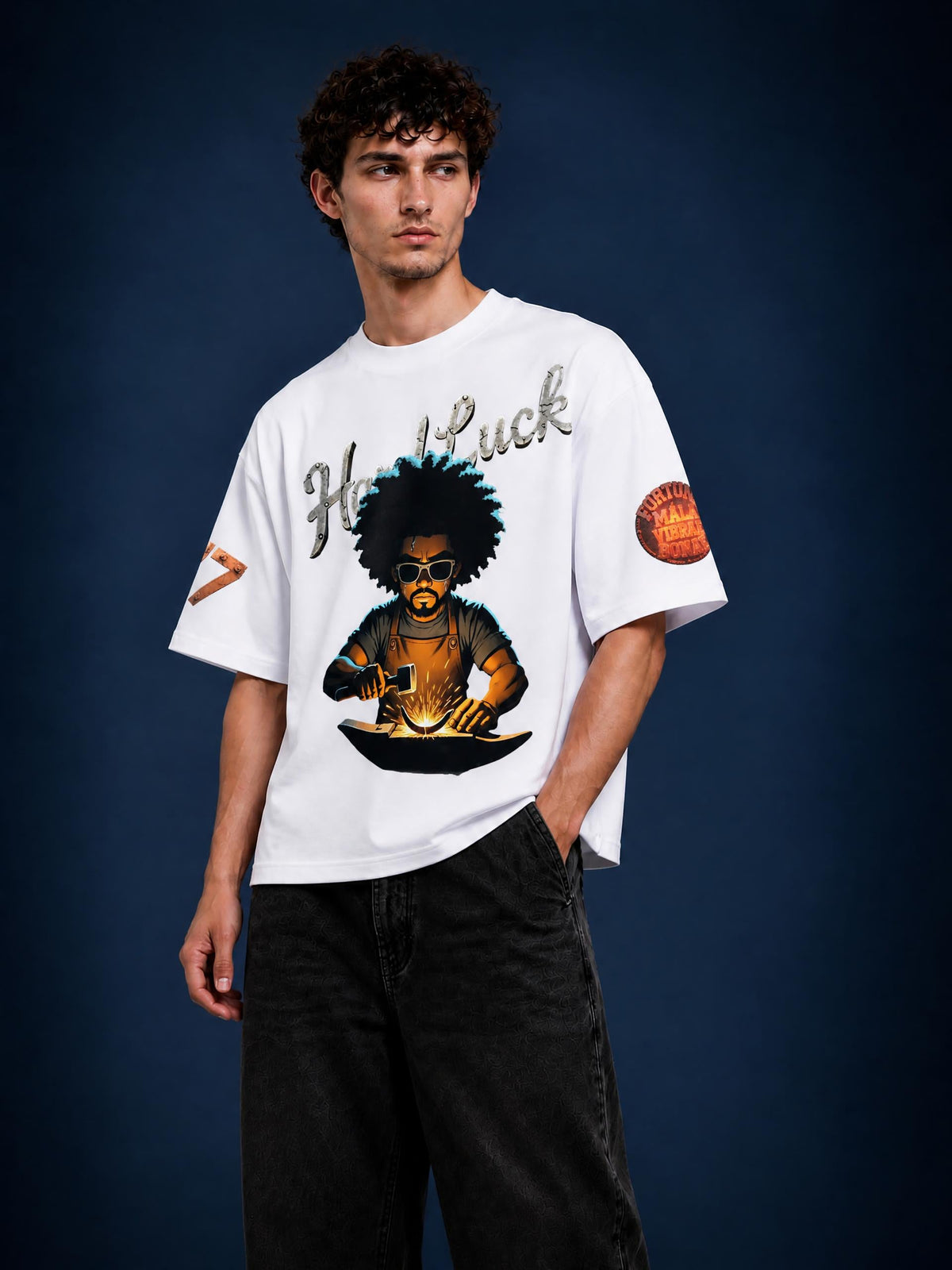 Blacksmith Fire Forged Epic Unisex T-Shirt | Blacksmith Forged Collection | Hard Luck Apparel