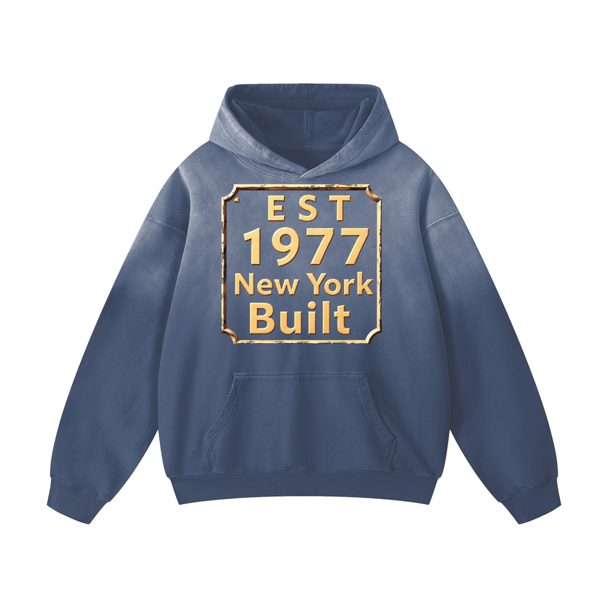 New York Built Heavyweight Sunfade Oversized Hoodie