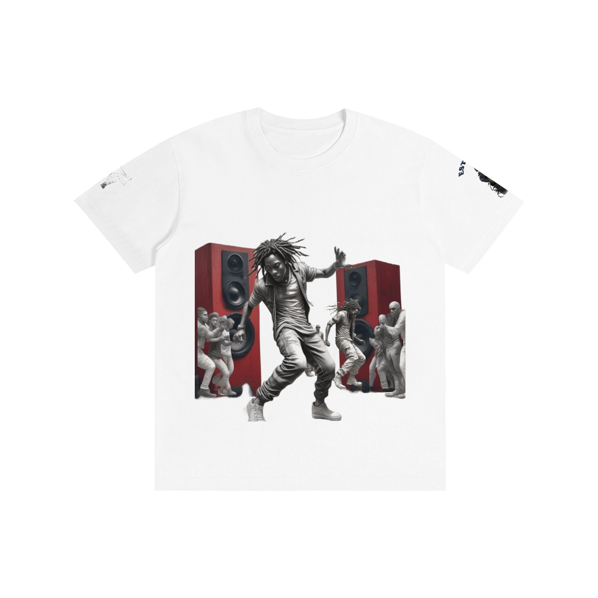 B-Boy in Motion Tee | Premium Hip-Hop Graphic T-Shirt | Hard Luck Apparel
