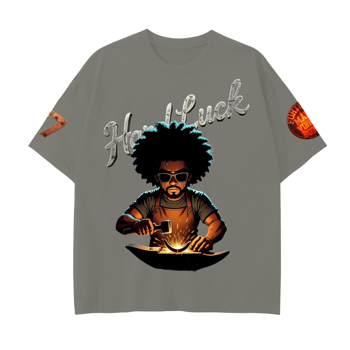 Blacksmith Fire Forged Epic Unisex T-Shirt | Blacksmith Forged Collection | Hard Luck Apparel