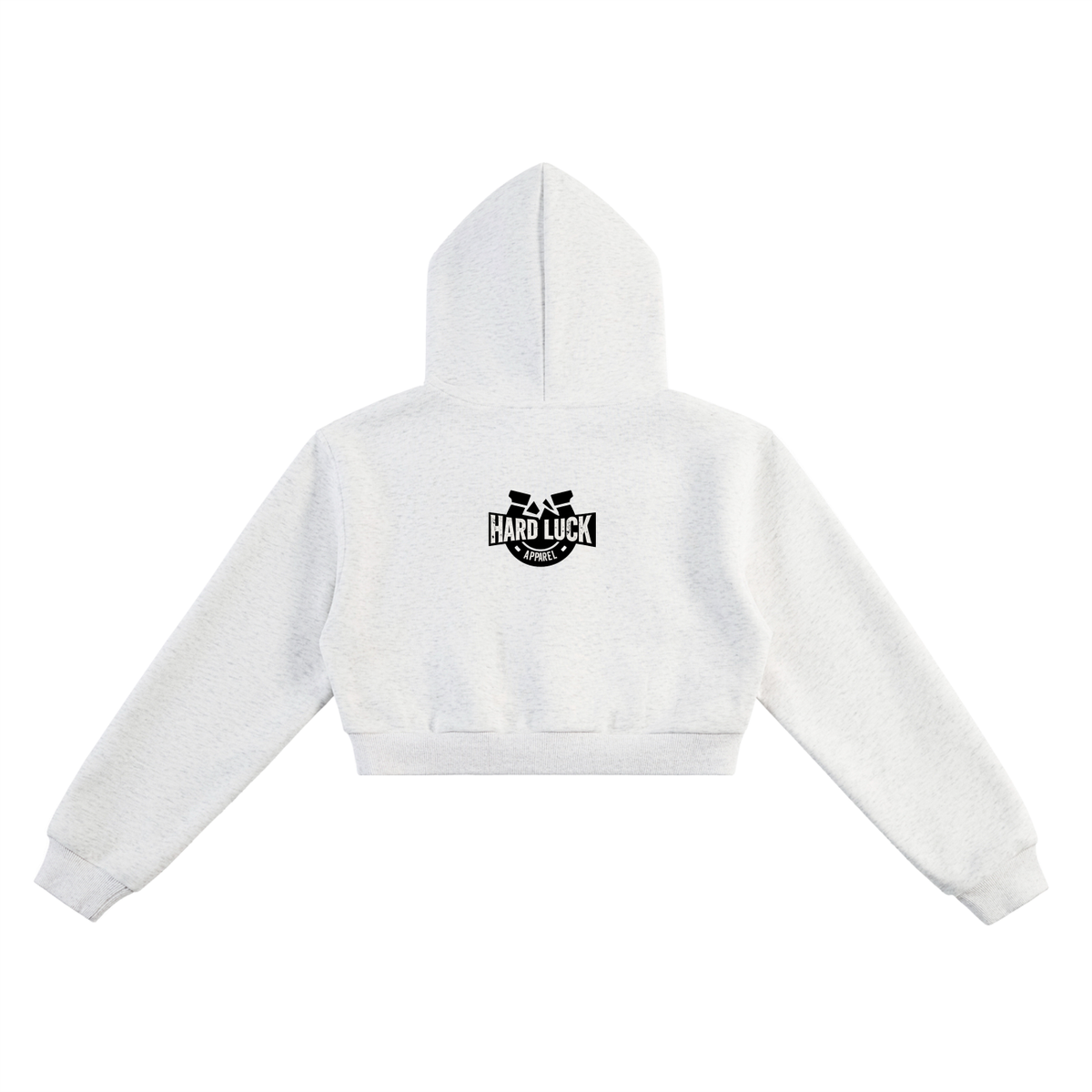 No Laughing Matter Essential Cropped Hoodie | Dark Humor Streetwear | Hard Luck Apparel