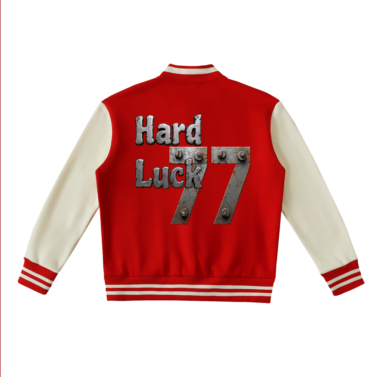 Uptown Ace Iron Born Two-Tone Fleeced Varsity Jacket