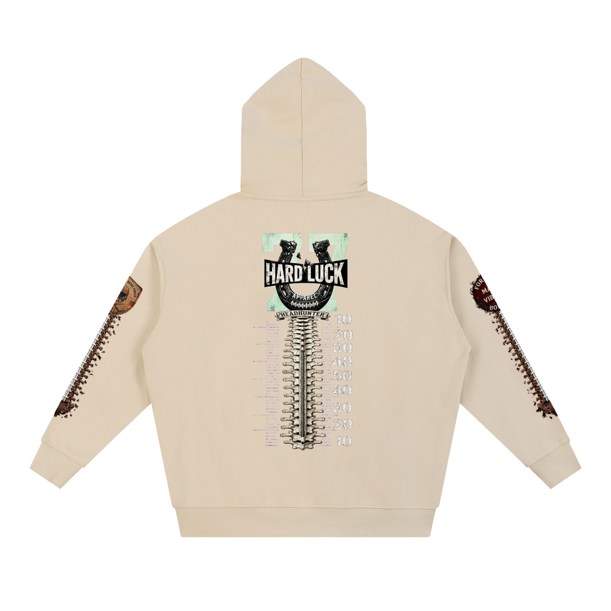 GRIDIRON GUT CHECK — HEADHUNTER 77 CAPTAIN HEAVYWEIGHT HOODIE