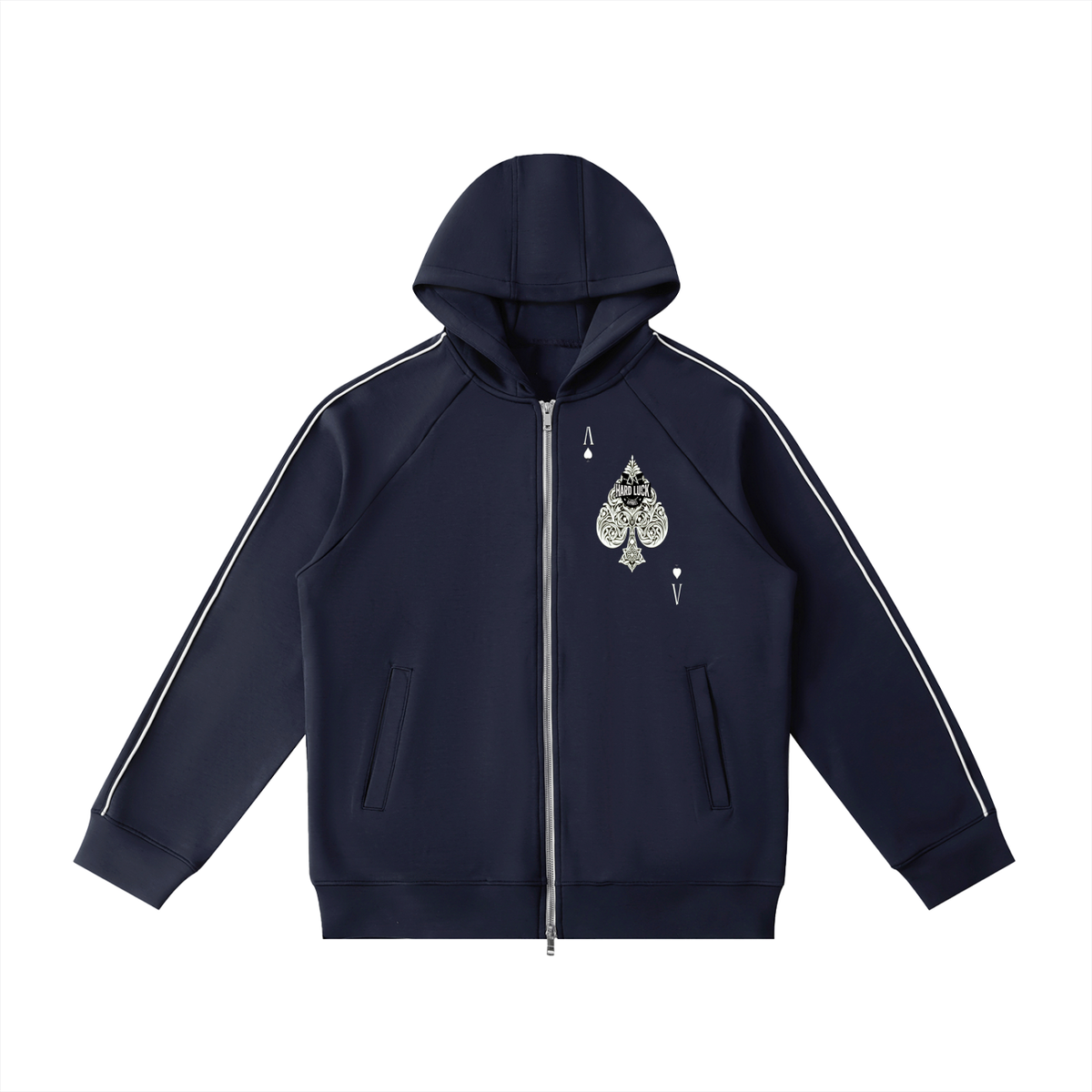 Hard Luck Apparel- Uptown Ace  Heavyweight Full Zip Hoodie