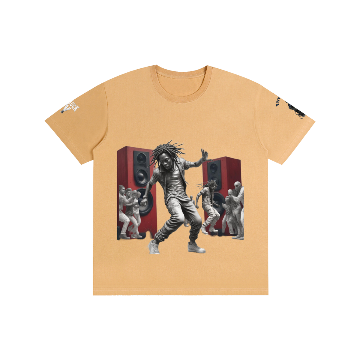 B-Boy in Motion Tee | Premium Hip-Hop Graphic T-Shirt | Hard Luck Apparel