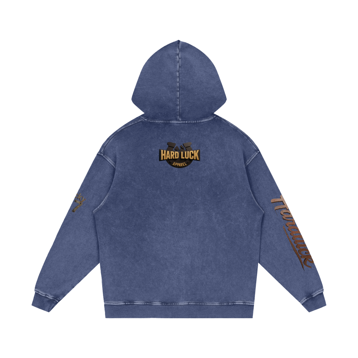 Snow Washed Loose Cotton Hoodie