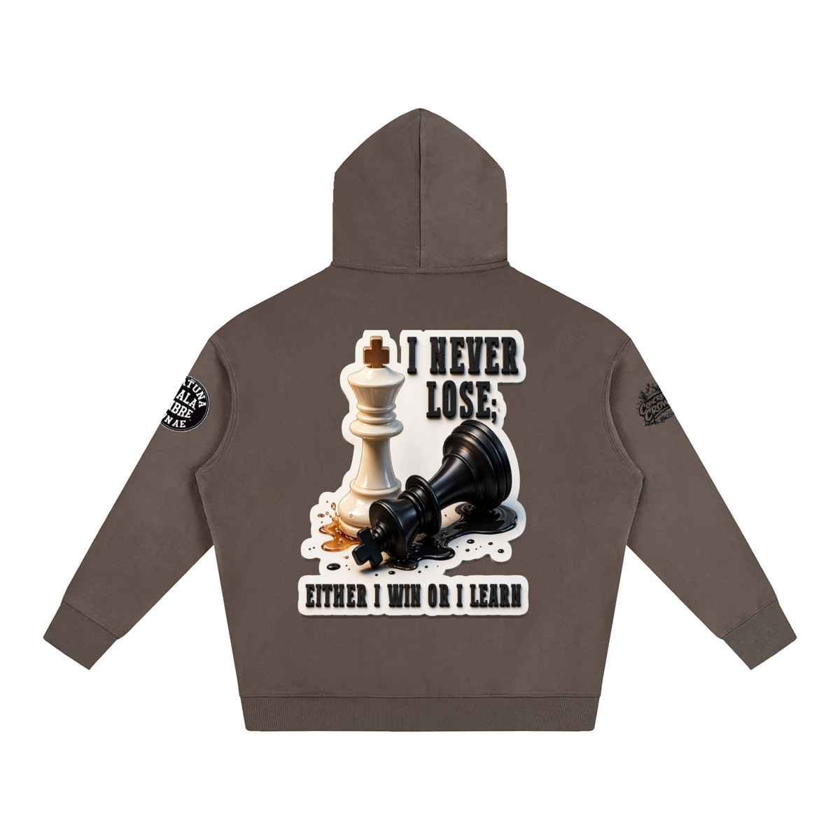 The Last Move Oversize Fleeced Hoodie
