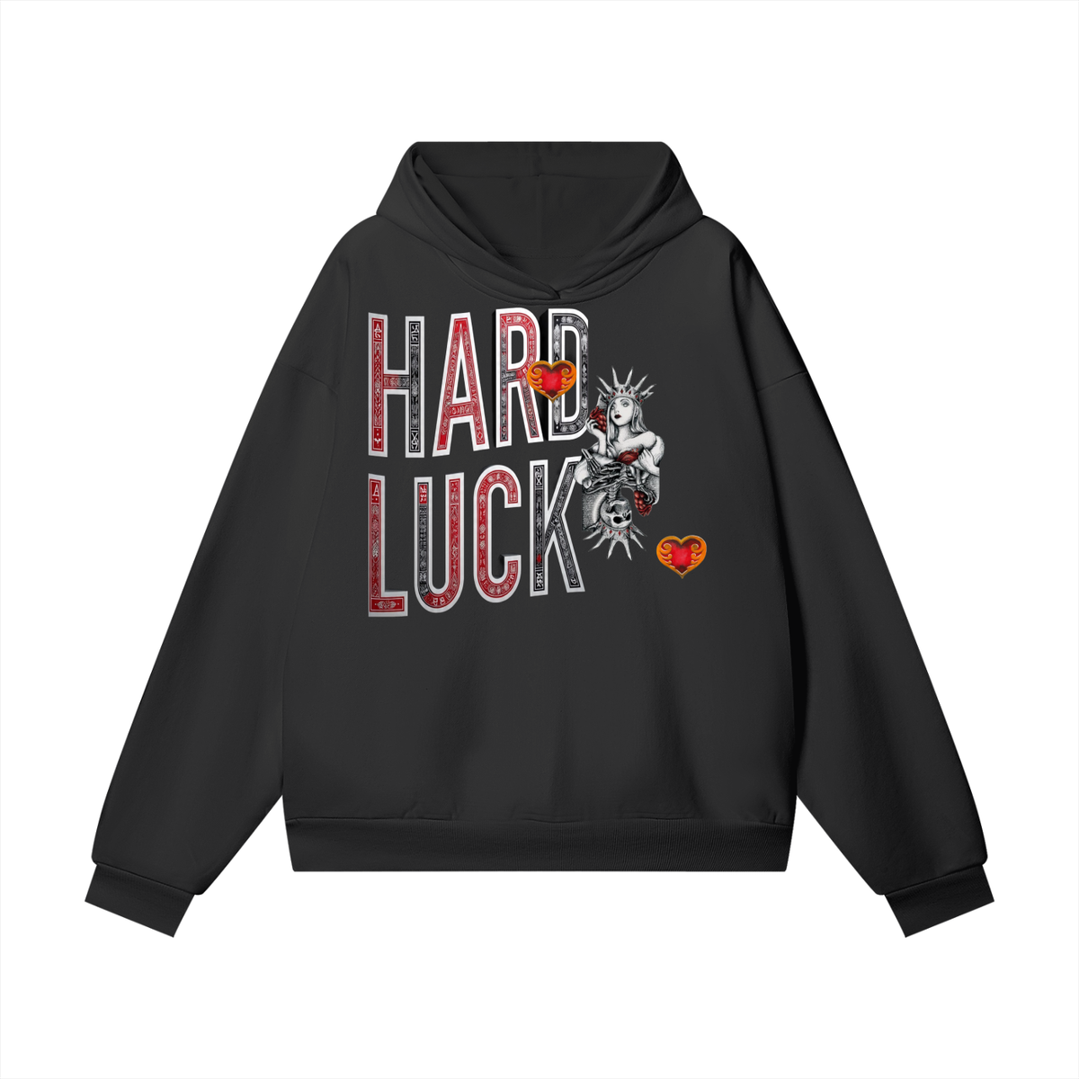 Queens Gambit Heavyweight Hidden Pocket Fleece Hoodie