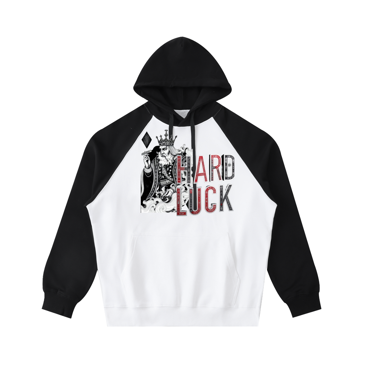 Smoked Kings  Raglan Sleeve Hoodie