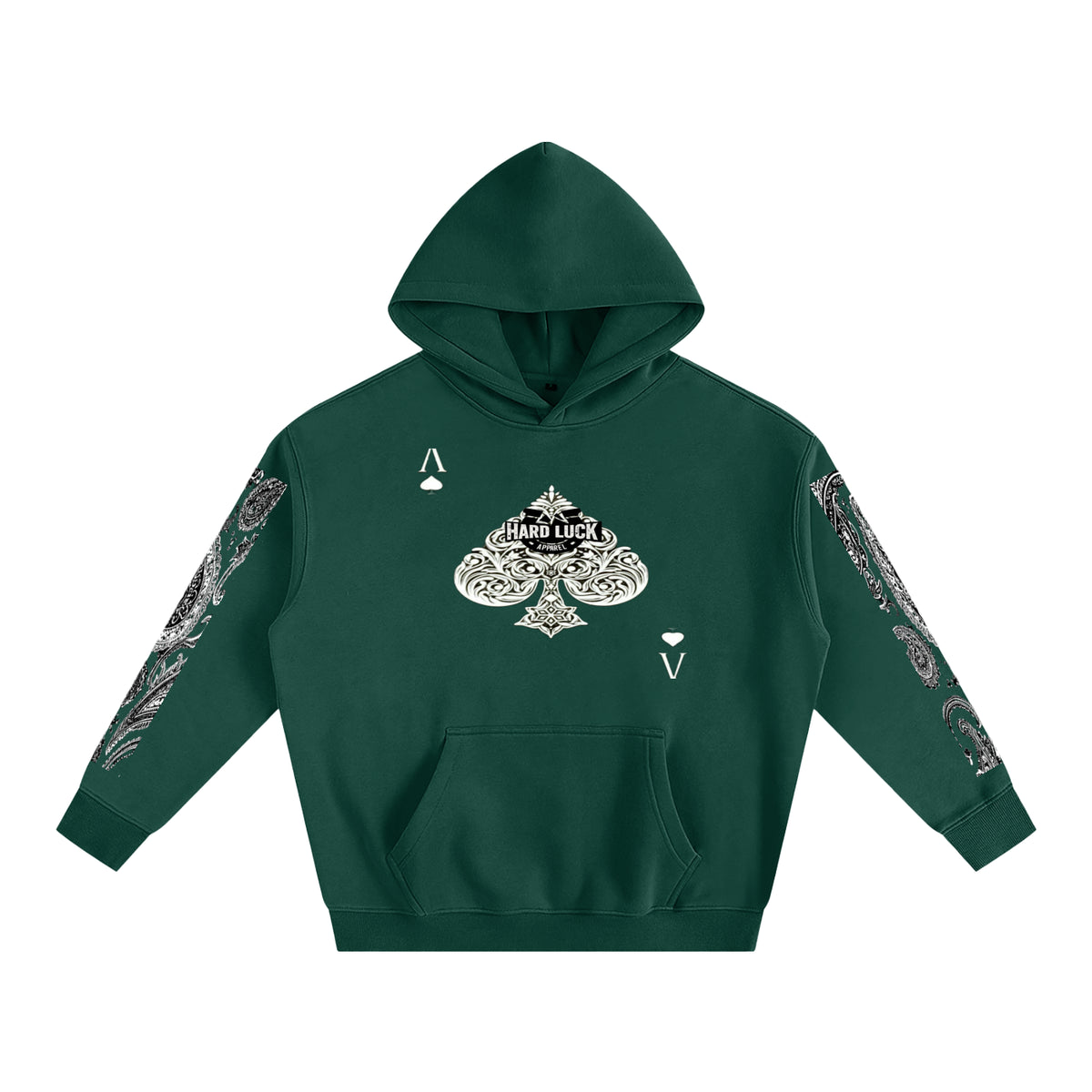 Hard Luck Apparel – Uptown Ace  Fleeced Hoodie