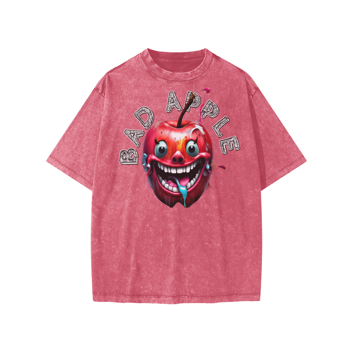 1 Bad Apple Kids Snow Washed Tee | Vintage Youth Graphic T-Shirt | Hard Luck Apparel
