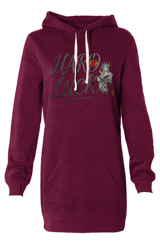 Queens Gambit Hooded Sweatshirt Dress