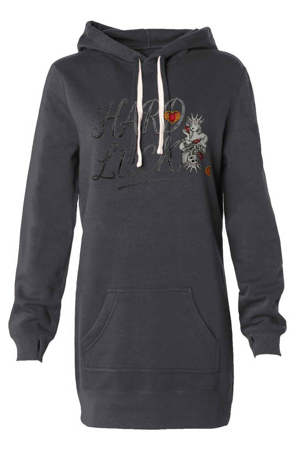 Queens Gambit Hooded Sweatshirt Dress