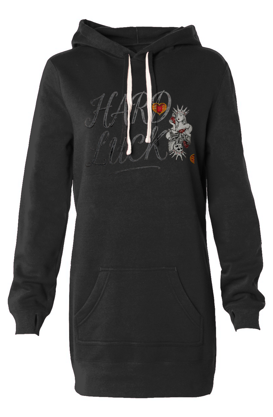 Queens Gambit Hooded Sweatshirt Dress