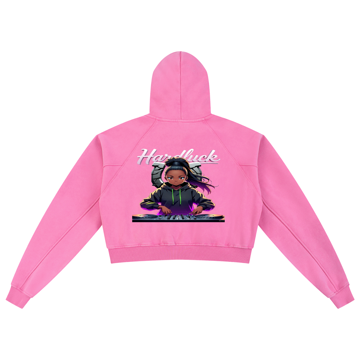 The Lavender Virgo Show  Cropped Hoodie