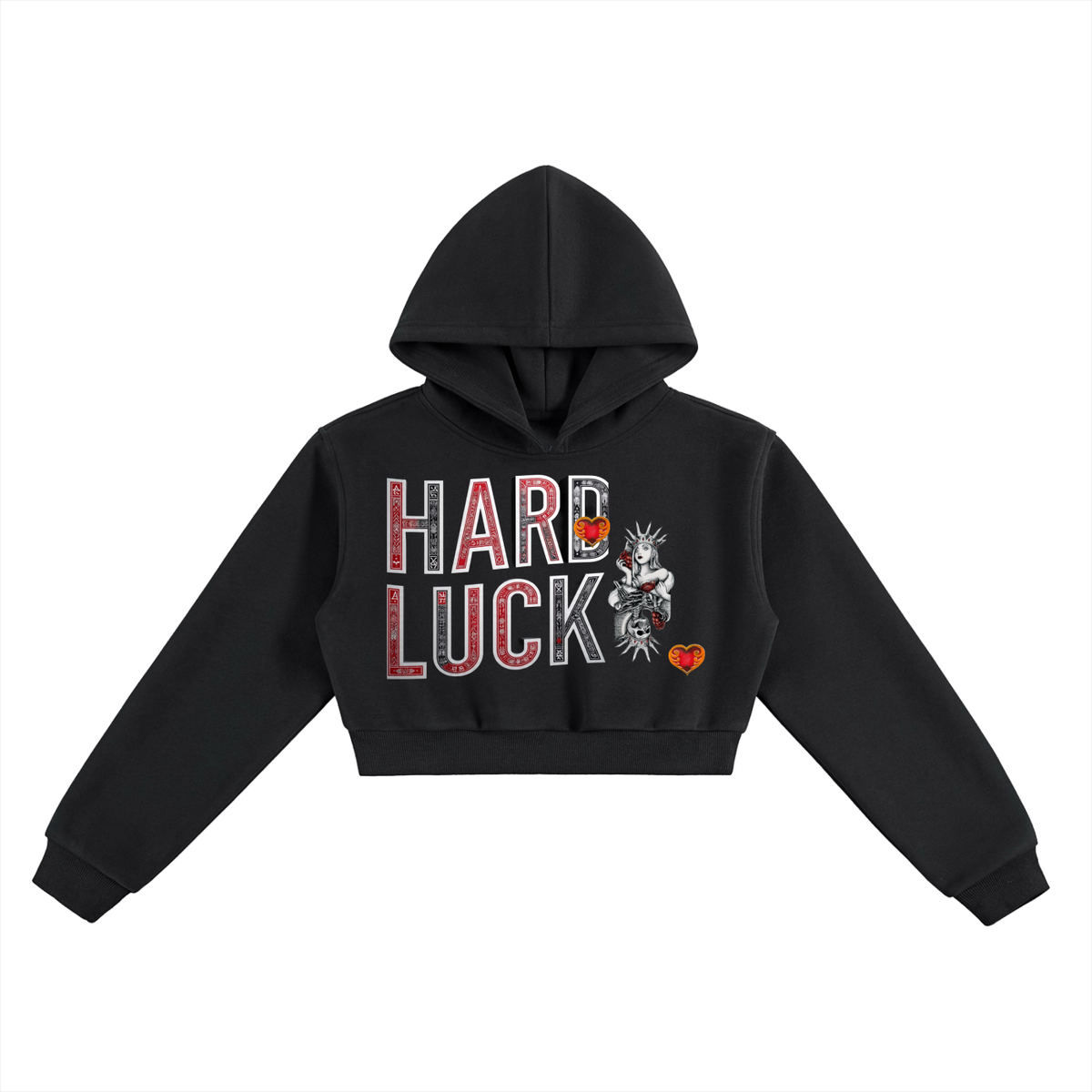 Queens Gambit Essential Cropped Hoodie