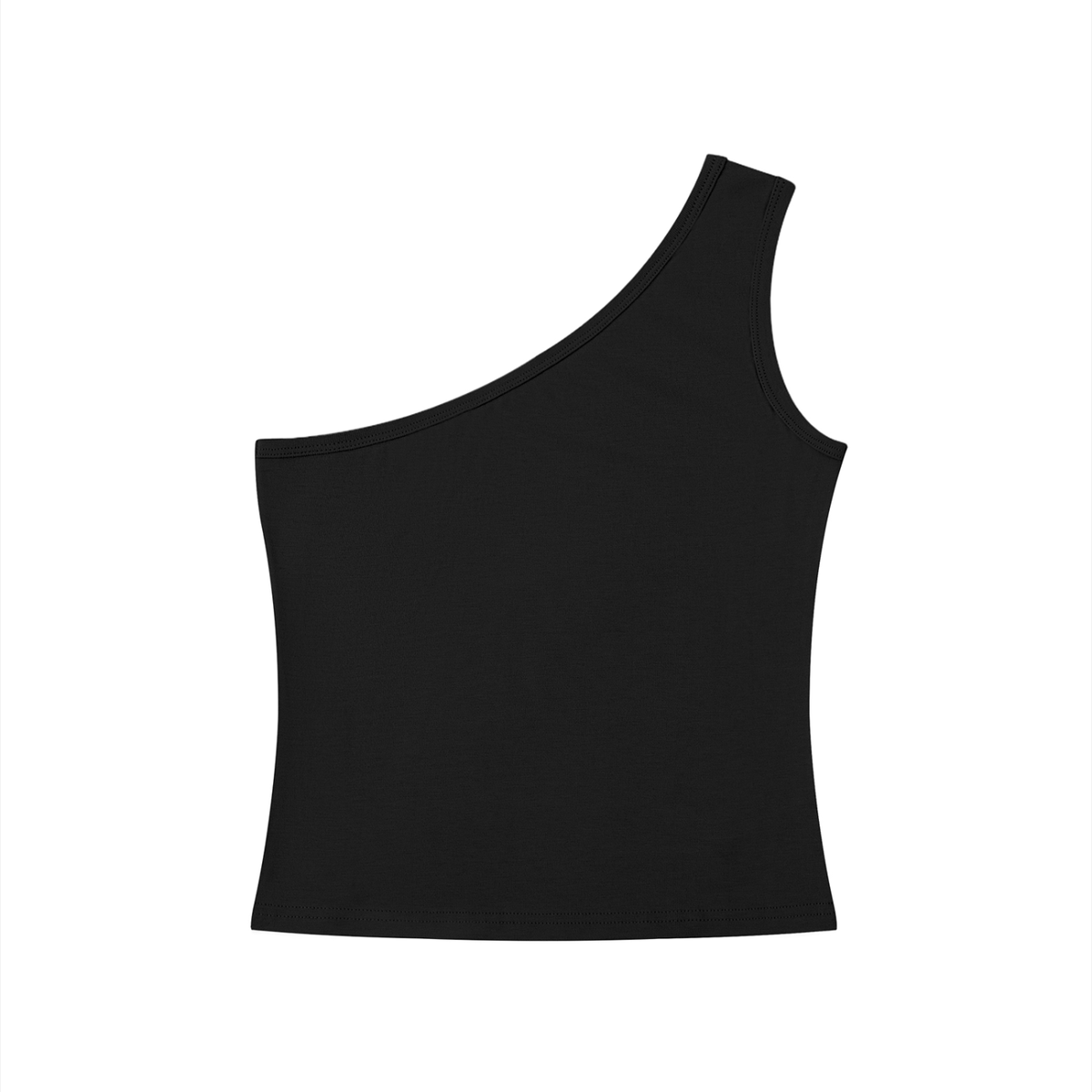 The Last Move One-Shoulder Crop Tank Top | Hard Luck Apparel