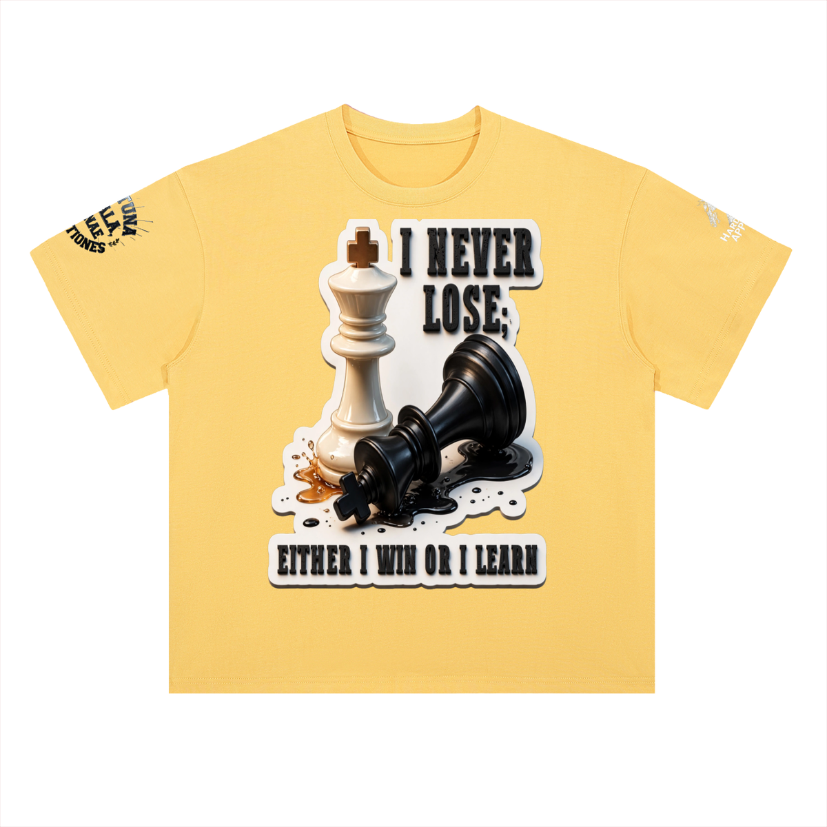 The last Move  Drop Shoulder Cotton T-Shirt