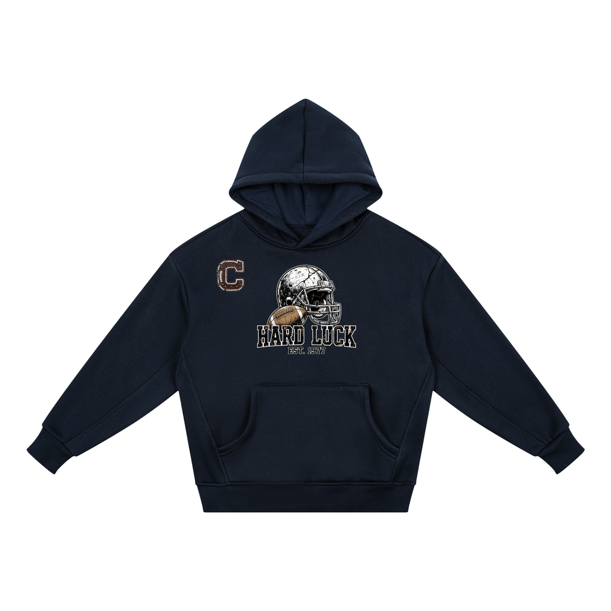 THE HEADHUNTER KIDS - Gridiron Gut Check Youth Fleece Hoodie | Hard Luck Apparel