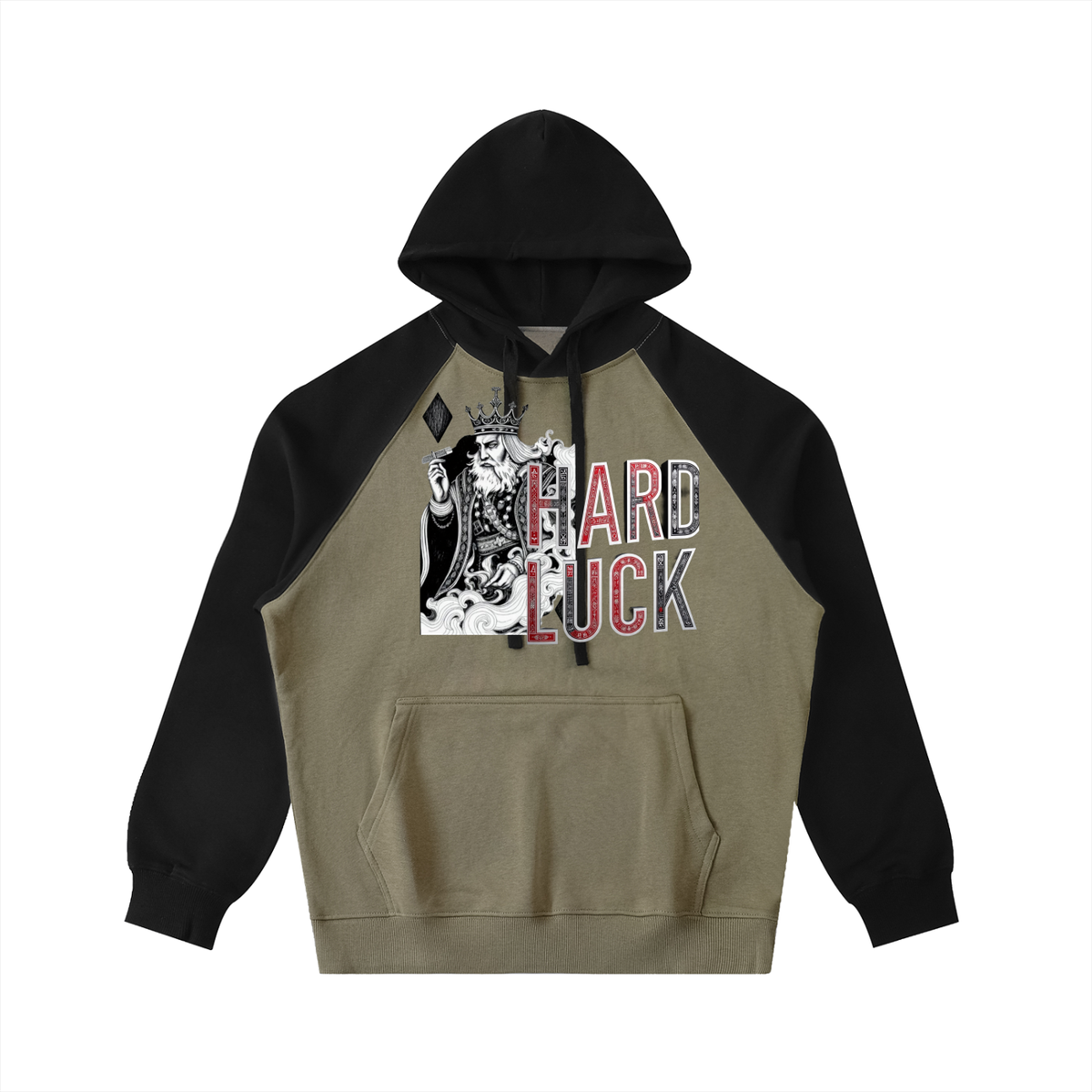 Smoked Kings  Raglan Sleeve Hoodie