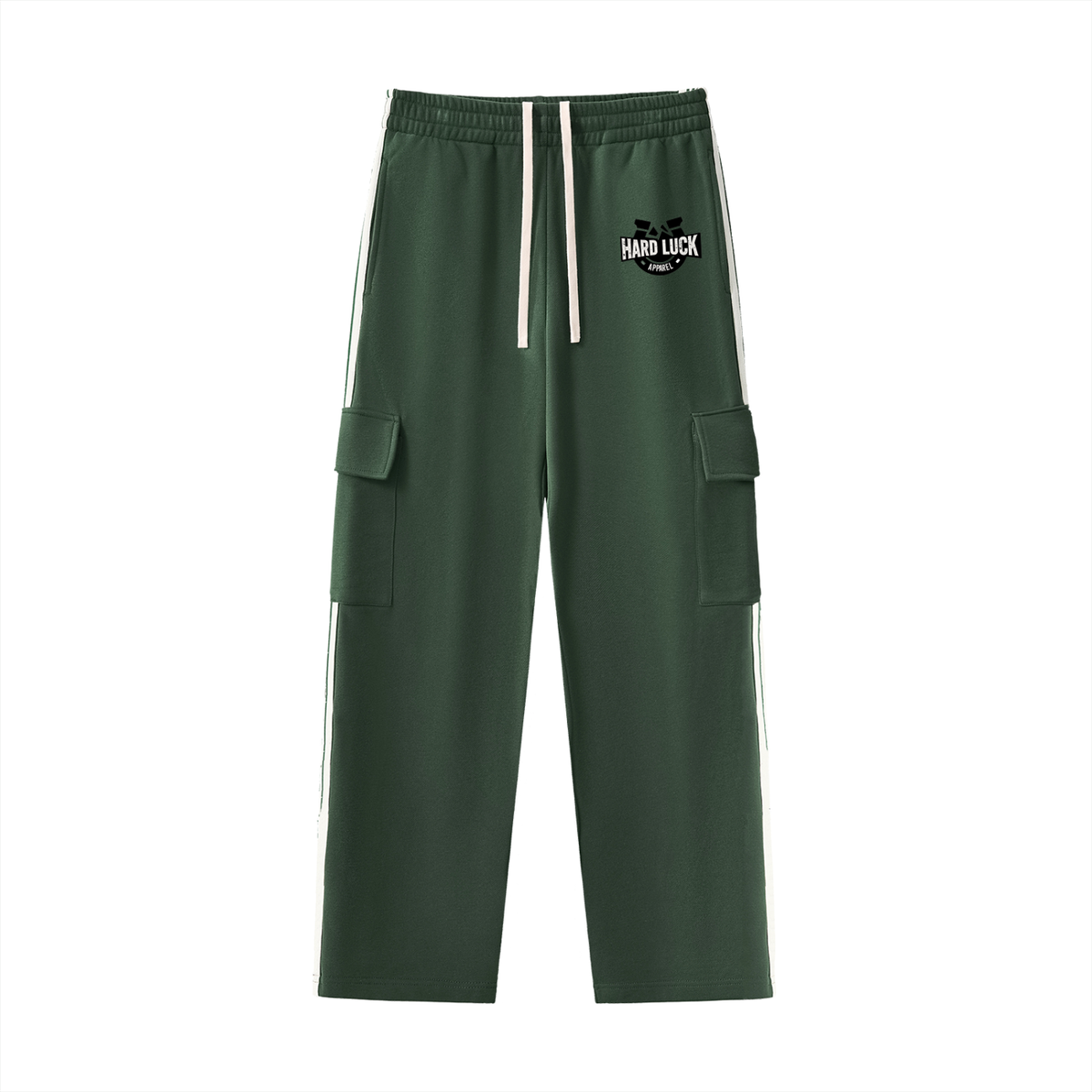 Side Stripe Straight-Leg Pants