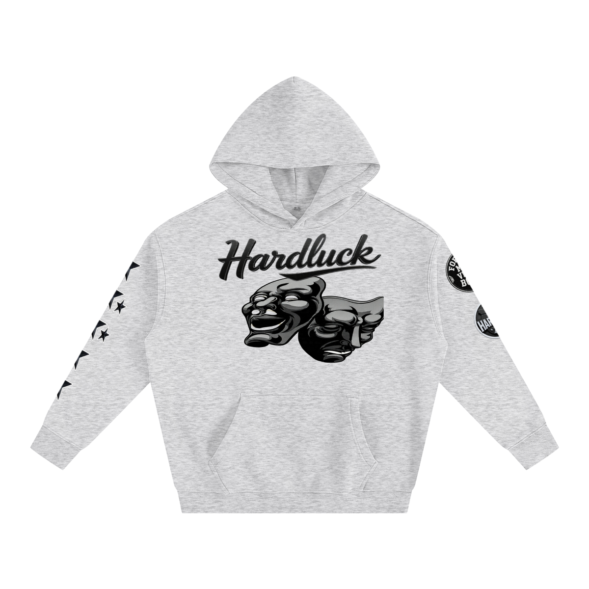 Comedy & Tragedy Oversize Fleeced Hoodie