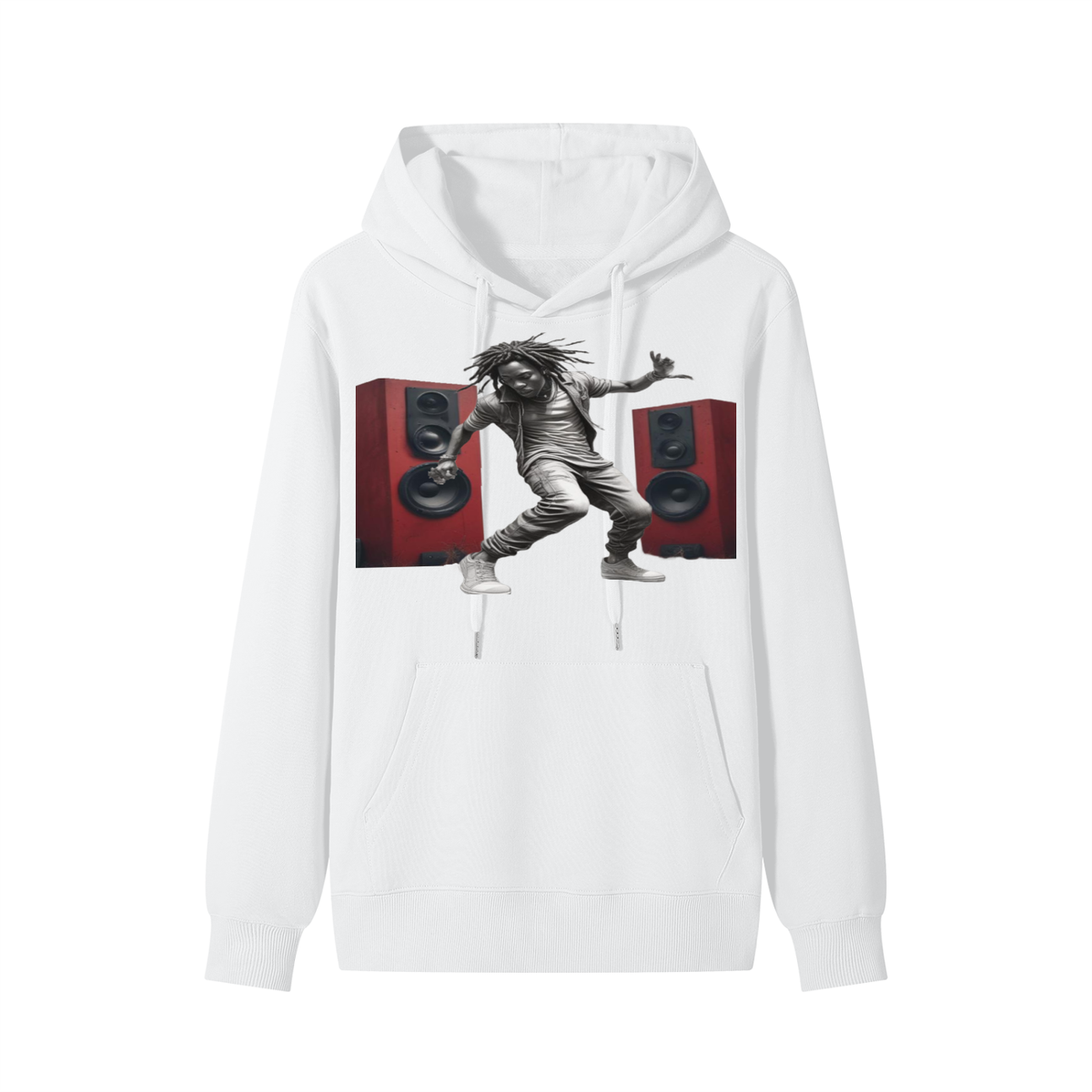 B-Boy in Motion Pullover Hoodie | Hip-Hop Streetwear | Hard Luck Apparel
