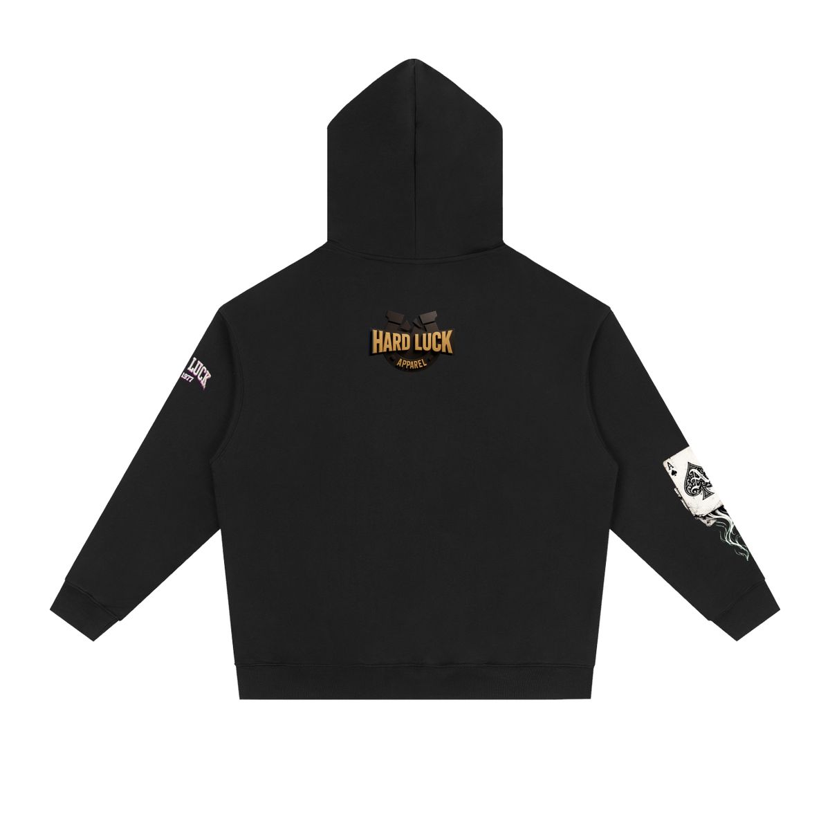 The Gambler: Ace Up the Sleeve Hoodie | Poker Streetwear | Hard Luck Apparel