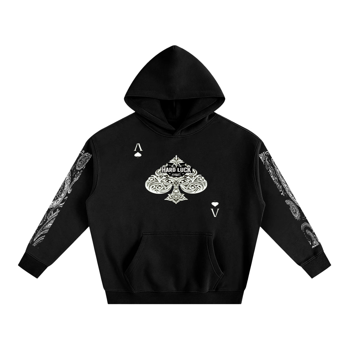 Hard Luck Apparel – Uptown Ace  Fleeced Hoodie
