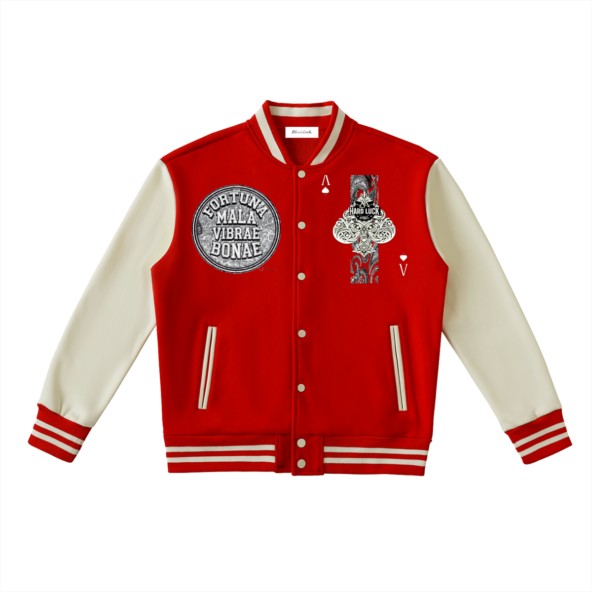 Noir refined Uptown Ace Two Tone Varsity  Jacket