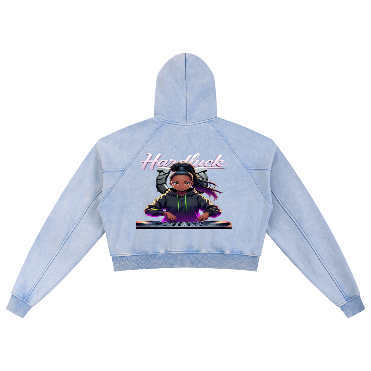 The Lavender Virgo Show  Cropped Hoodie